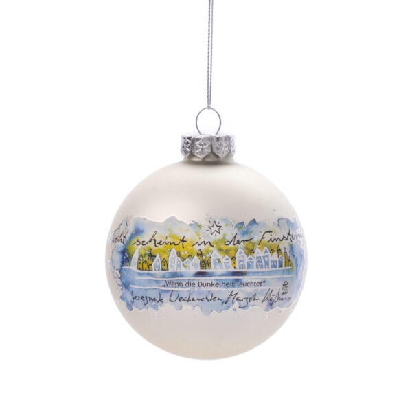 Christbaumkugel Margot Käßmann - "Licht scheint in der Finsternis" – Bild 3